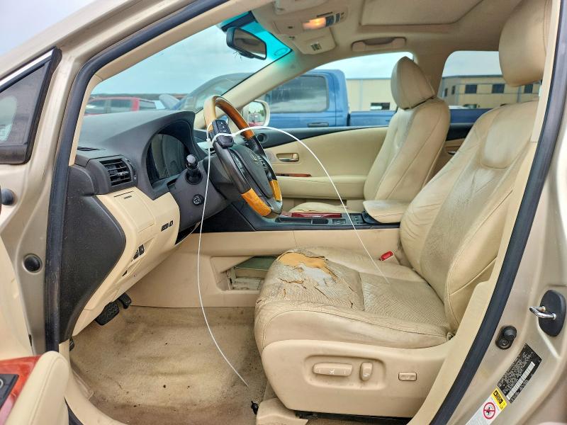 2012 Lexus Rx VIN 2T2BK1BA7CC150014 COPART salvage auction — FRONT END, Va - Certificate Of Title, sold $4,250 on 2026-07-02 (photo 7)