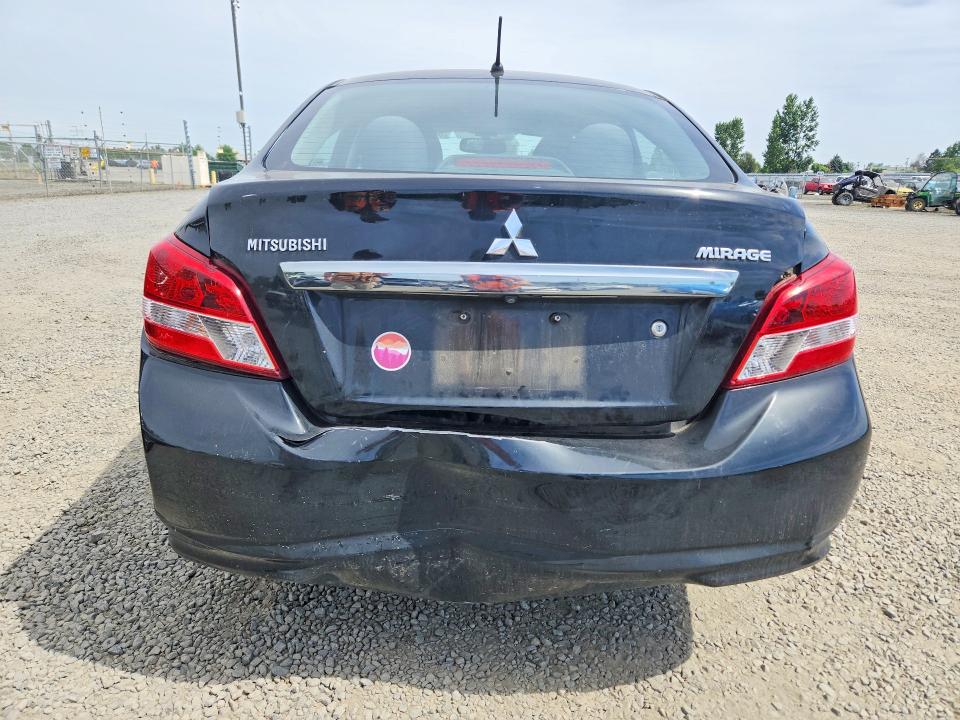 2017 Mitsubishi VIN ML32F3FJ7HHF14584 COPART salvage auction — REAR END, Or - Salvage Title Certificate, sold $200 on 2026-07-28 (photo 6)