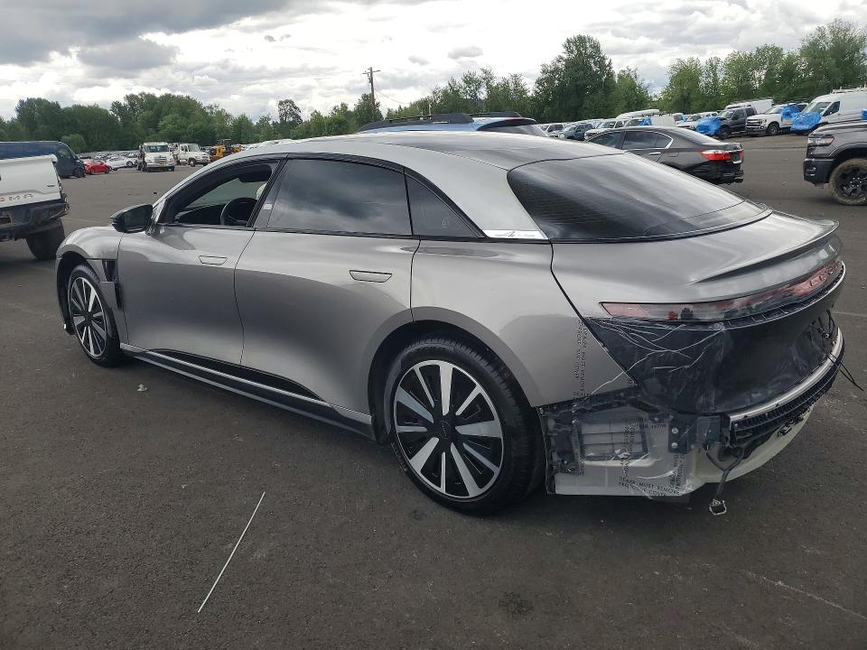2022 Lucid Air VIN 50EA1GBA4NA005361 COPART salvage auction — REAR END, Id - Salvage Certificate Of Title (P), sold $11,200 on 2026-07-08 (photo 2)