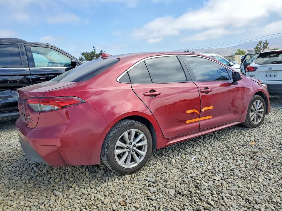 2025 Toyota VIN JTDBCMFEXS3070309 COPART salvage auction — SIDE, Ca - Salvage Certificate, sold $8,100 on 2026-07-21 (photo 3)