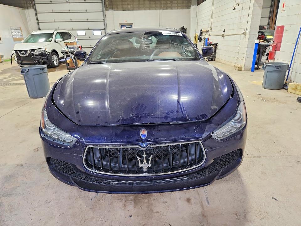 2016 Maserati Ghibli VIN ZAM57RTA4G1181095 COPART salvage auction — FRONT END, Mn - Cert Of Title-Salvage, sold $3,150 on 2026-08-04 (photo 5)