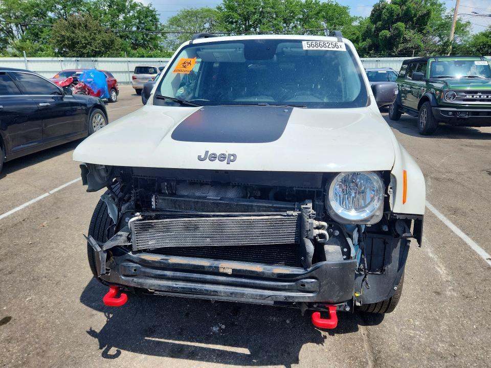2017 Jeep Renegade VIN ZACCJBCB6HPF32183 COPART salvage auction — FRONT END, Oh - Cert Of Title-Salvage, sold $1,350 on 2026-07-08 (photo 5)