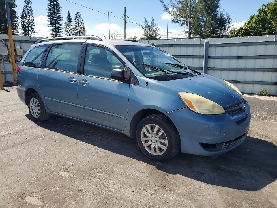 2005 Toyota Sienna VIN 5TDZA23C05S383853 COPART salvage auction — SIDE, Fl - Certificate Of Destruction, sold $500 on 2026-07-27 (photo 4)