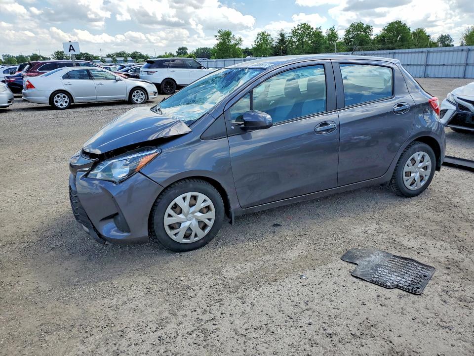 2018 Toyota Yaris VIN VNKKTUD36JA099308 COPART salvage auction — FRONT END, ON - PERMIT SALVAGE, sold $800 on 2026-07-21 (photo 1)