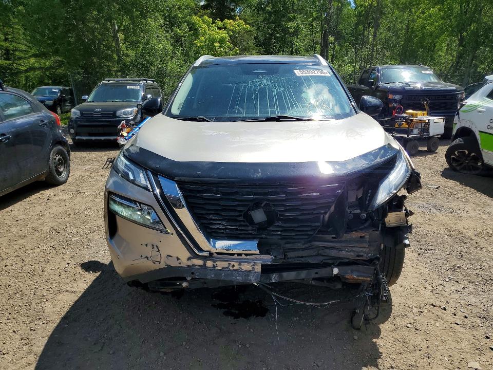 2021 Nissan Rogue VIN JN8AT3DD7MW315198 COPART salvage auction — FRONT END, On - Permit Salvage, sold $250 on 2026-07-30 (photo 5)