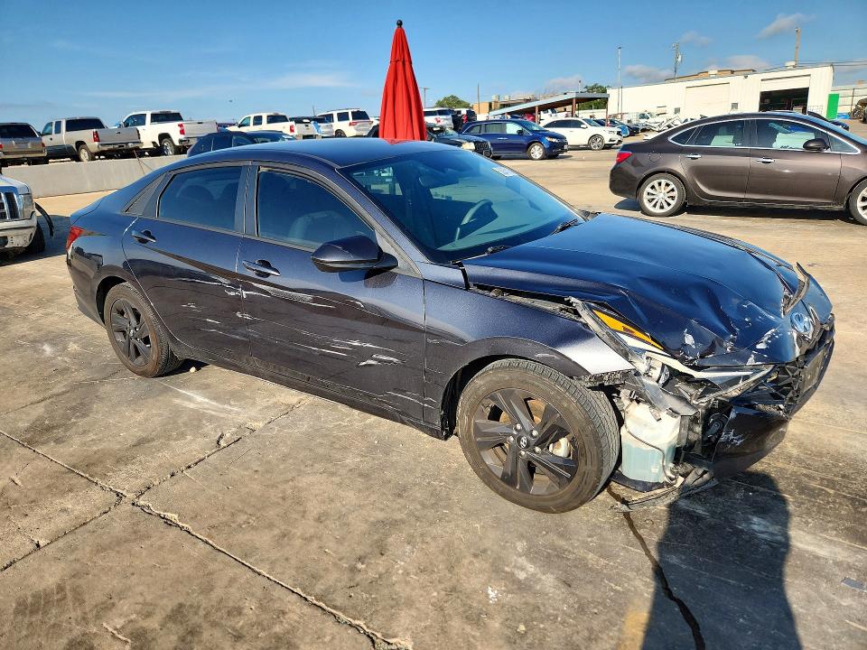 2021 Hyundai Elantra VIN 5NPLM4AG3MH004296 COPART salvage auction — FRONT END, Tx - Salvage Vehicle Title, sold $2,600 on 2026-07-30 (photo 4)