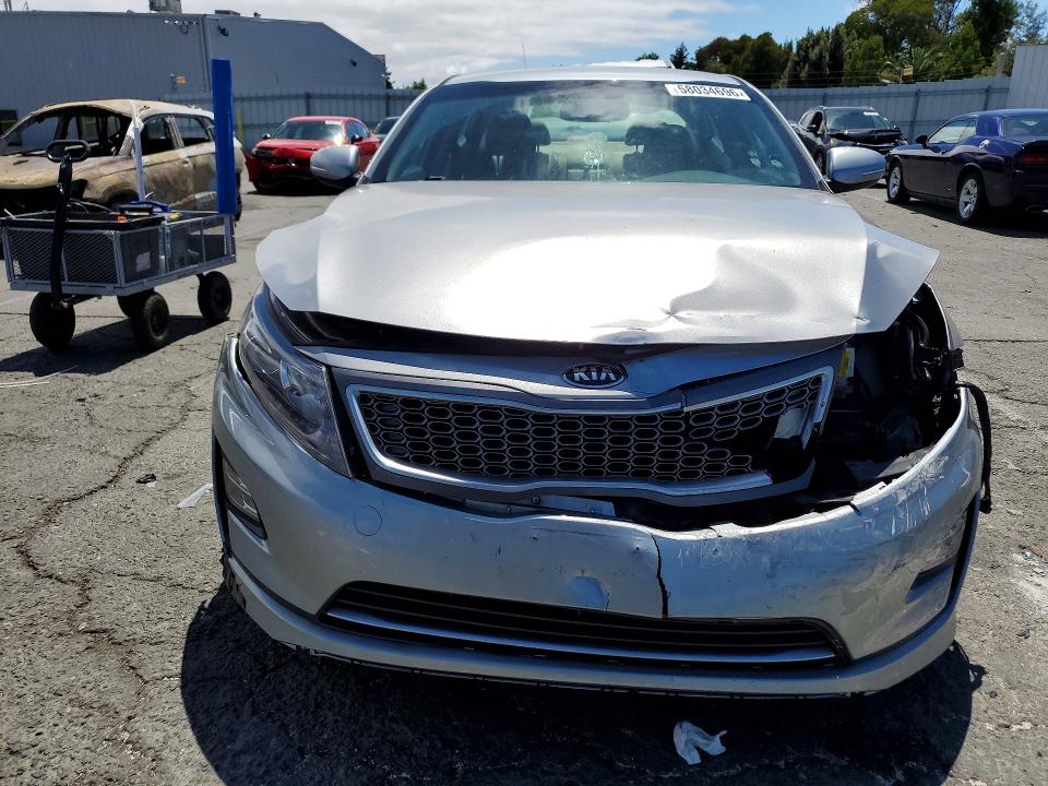 2015 Kia VIN KNAGN4AD6F5082009 COPART salvage auction — FRONT END, Ca - Salvage Certificate, sold $475 on 2026-07-06 (photo 5)