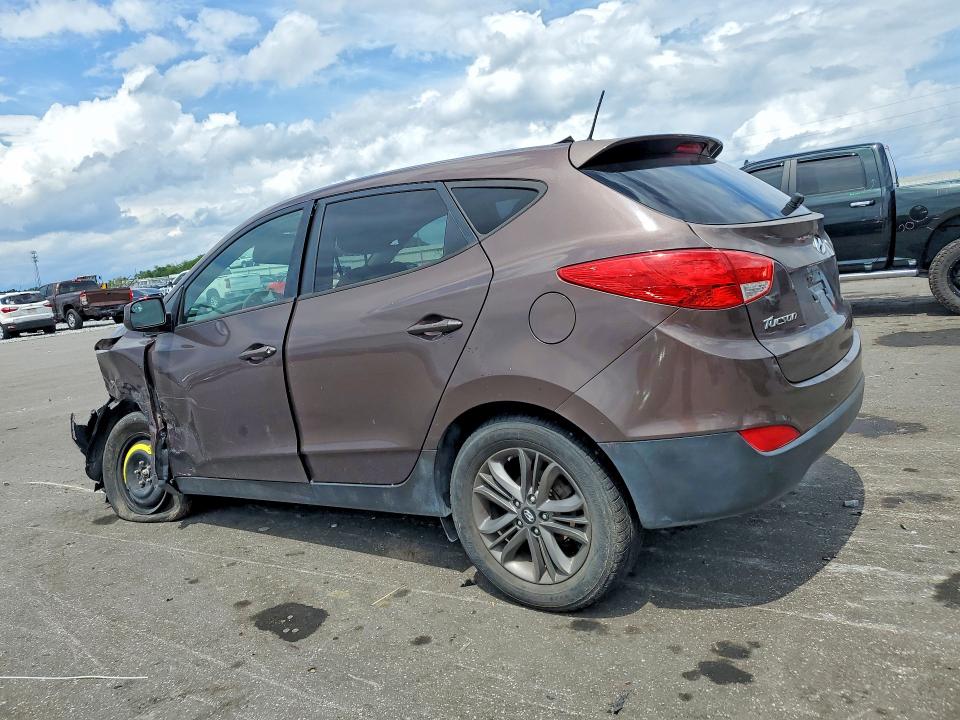 2014 Hyundai Tucson VIN KM8JT3AF7EU903208 COPART salvage auction — FRONT END, Fl - Cert Of Title Slvg Rebuildable, sold $475 on 2026-07-08 (photo 2)