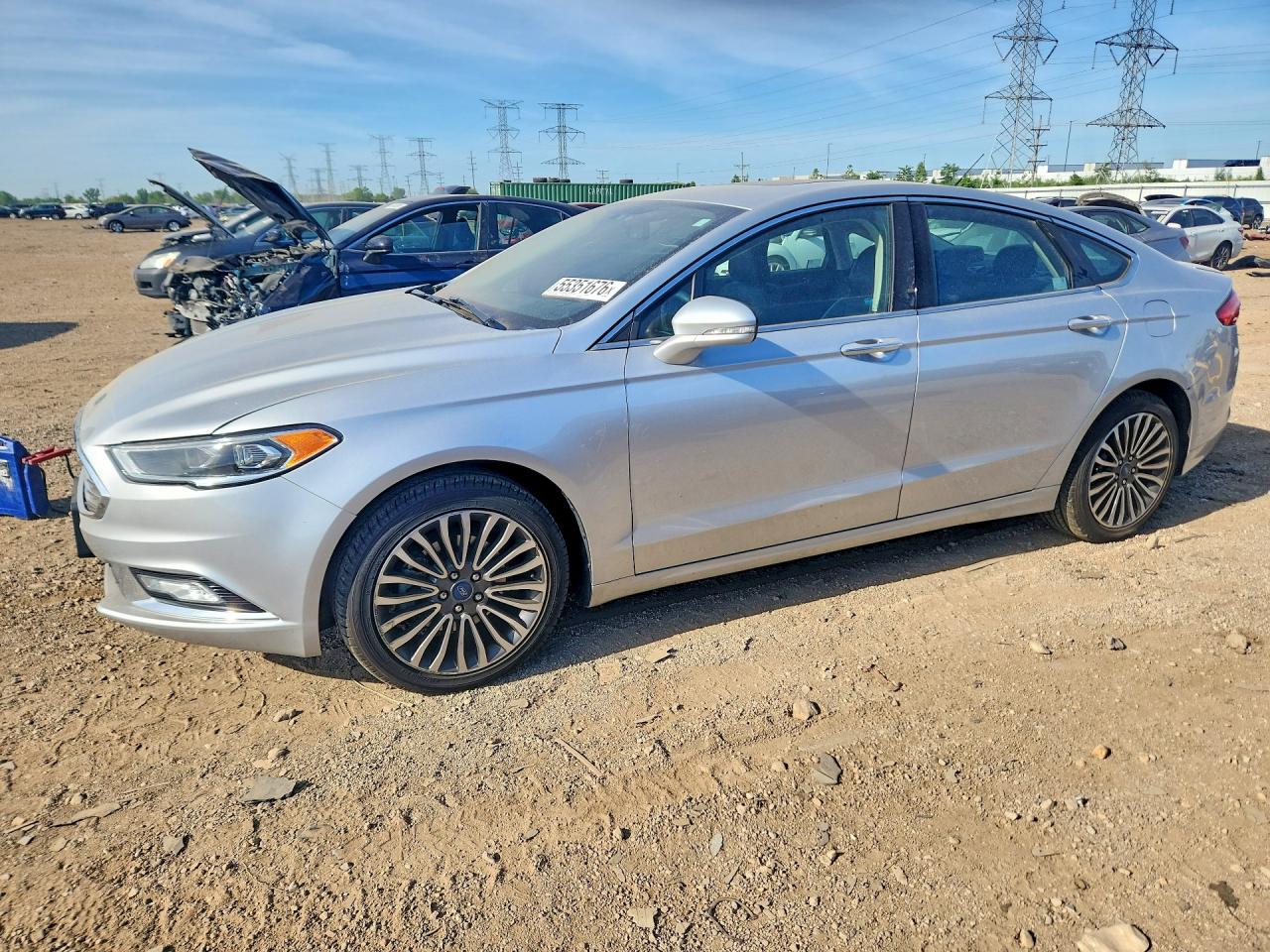 2018 Ford Fusion VIN 3FA6P0D95JR154869 COPART salvage auction — Front End, IL - SALVAGE CERTIFICATE, sold $2,600 on 2026-07-09 (photo 1)