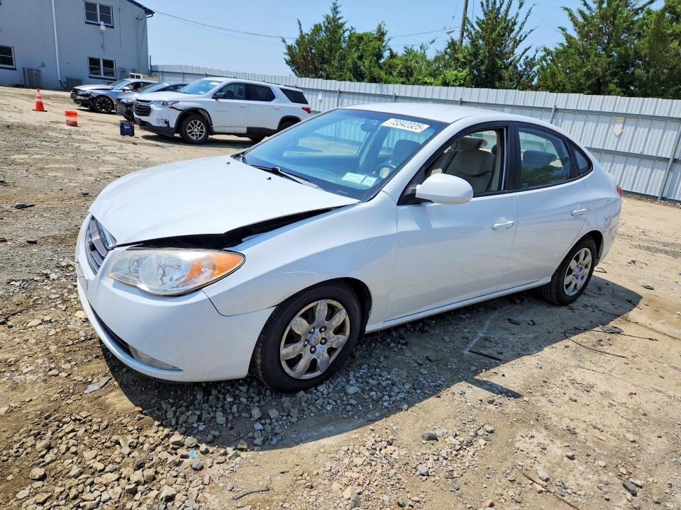 2007 Hyundai Elantra VIN KMHDU46D77U212562 COPART salvage auction — FRONT END, NY - MV-907A SALVAGE CERTIFICATE, sold $450 on 2026-07-15 (photo 1)
