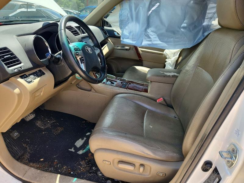 2012 Toyota Highlander VIN 5TDYK3EH5CS080863 COPART salvage auction — SIDE, Fl - Certificate Of Title, sold $3,000 on 2026-07-03 (photo 7)