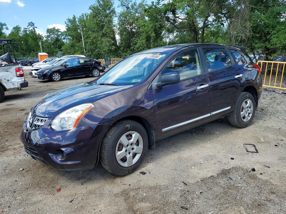 2013 Nissan Rogue VIN JN8AS5MV6DW610297 COPART salvage auction — FRONT END, Id - Salvage Certificate Of Title, sold $125 on 2026-07-30 (photo 1)