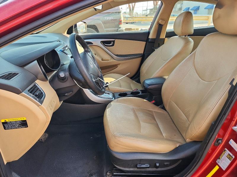 2013 Hyundai Elantra VIN 5NPDH4AE7DH382418 COPART salvage auction — FRONT END, Nm - Cert Of Title-Salvage, sold $2,250 on 2026-07-09 (photo 7)