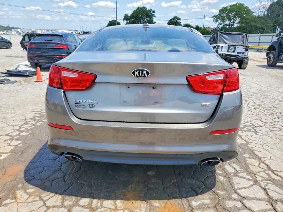2014 Kia VIN 5XXGM4A71EG349289 COPART salvage auction — VANDALISM, Tn - Salvage Certificate, sold $825 on 2026-07-20 (photo 6)