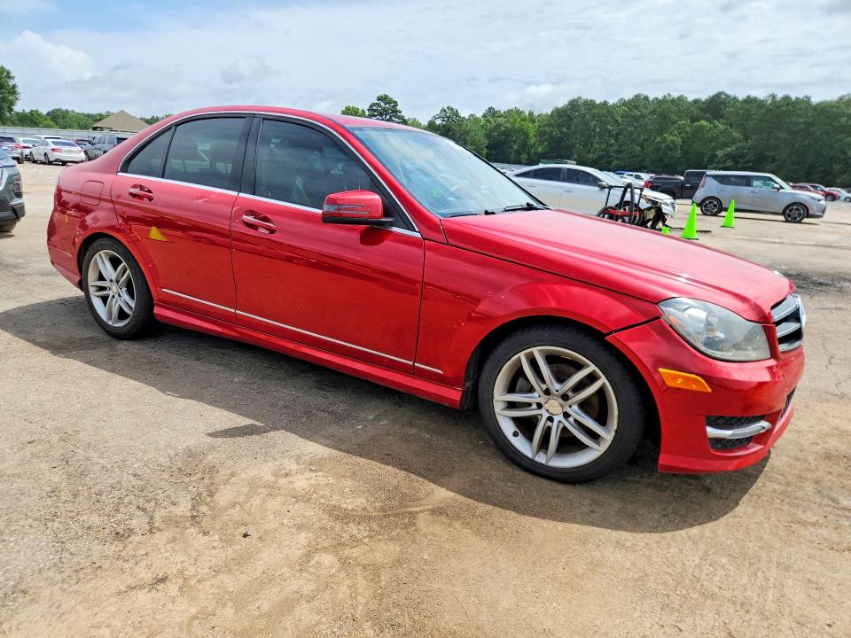 2014 Mercedes-benz VIN WDDGF4HB5EA959377 COPART salvage auction — WATER/FLOOD, Ms - Cert Of Title - Flood Salvage, sold $325 on 2026-07-17 (photo 4)