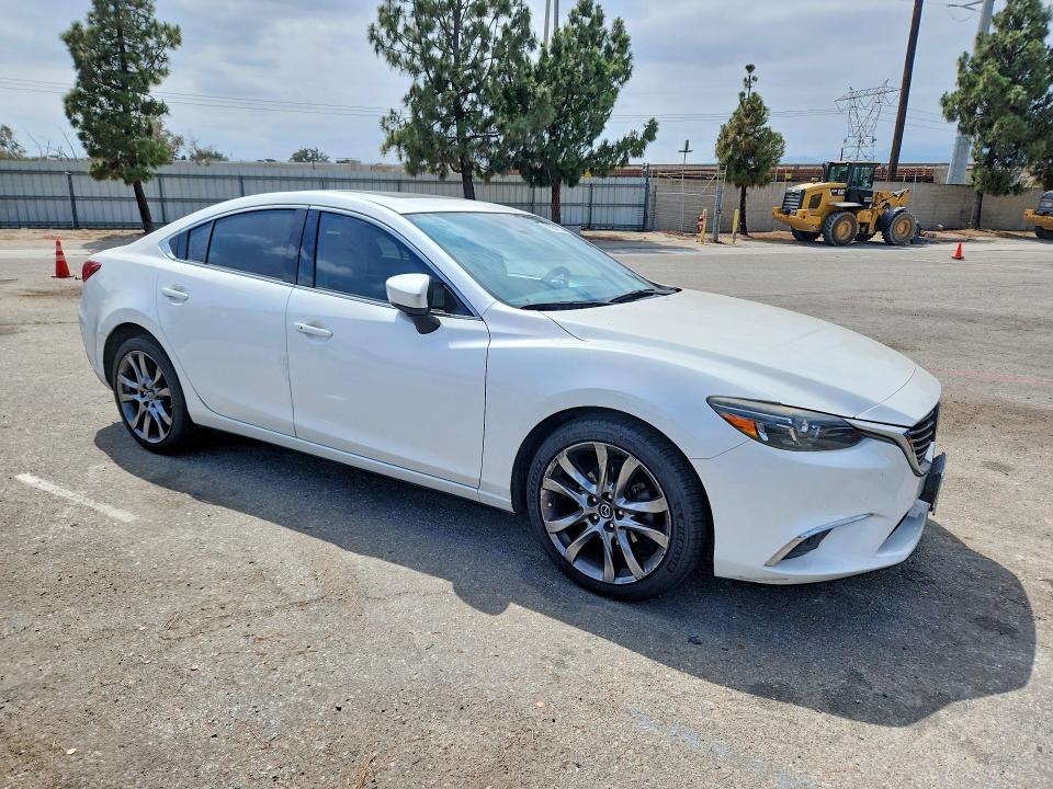 2017 Mazda 6 VIN JM1GL1W52H1142306 COPART salvage auction — REAR END, Ca - Salvage Certificate, sold $1,250 on 2026-07-28 (photo 4)