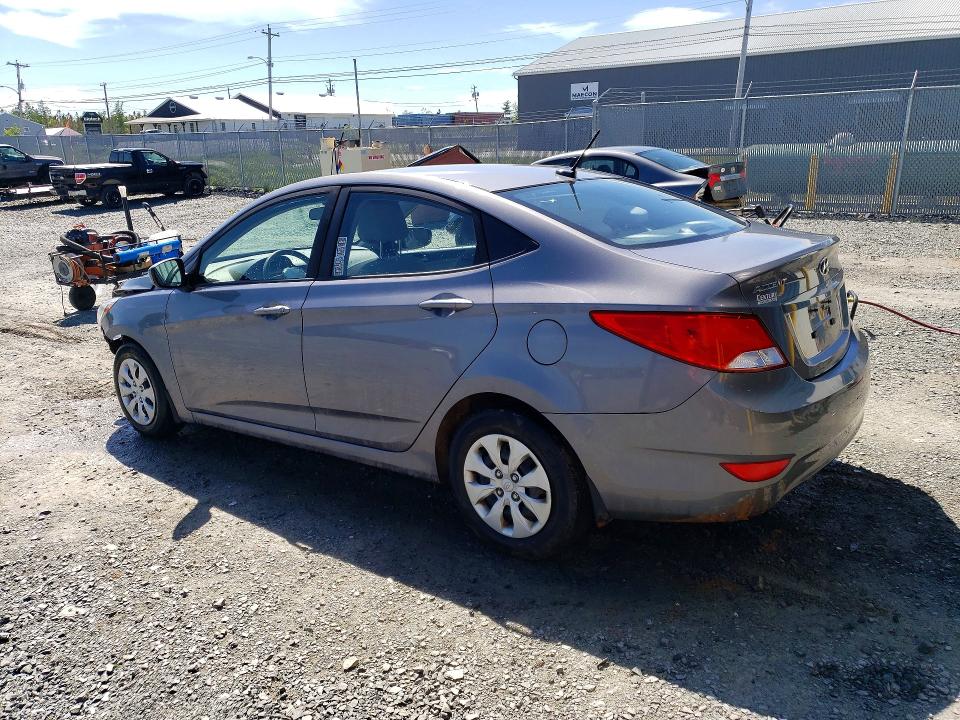 2017 Hyundai Accent VIN KMHCT4AEXHU301686 COPART salvage auction — FRONT END, NS - SALVAGE TITLE, sold $400 on 2026-07-02 (photo 2)