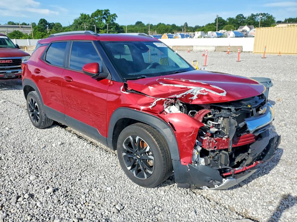 2021 Chevrolet Trailblazer VIN KL79MPSL2MB022987 COPART salvage auction — FRONT END, Oh - Certificate Of Title (P), sold $3,800 on 2026-07-28 (photo 4)
