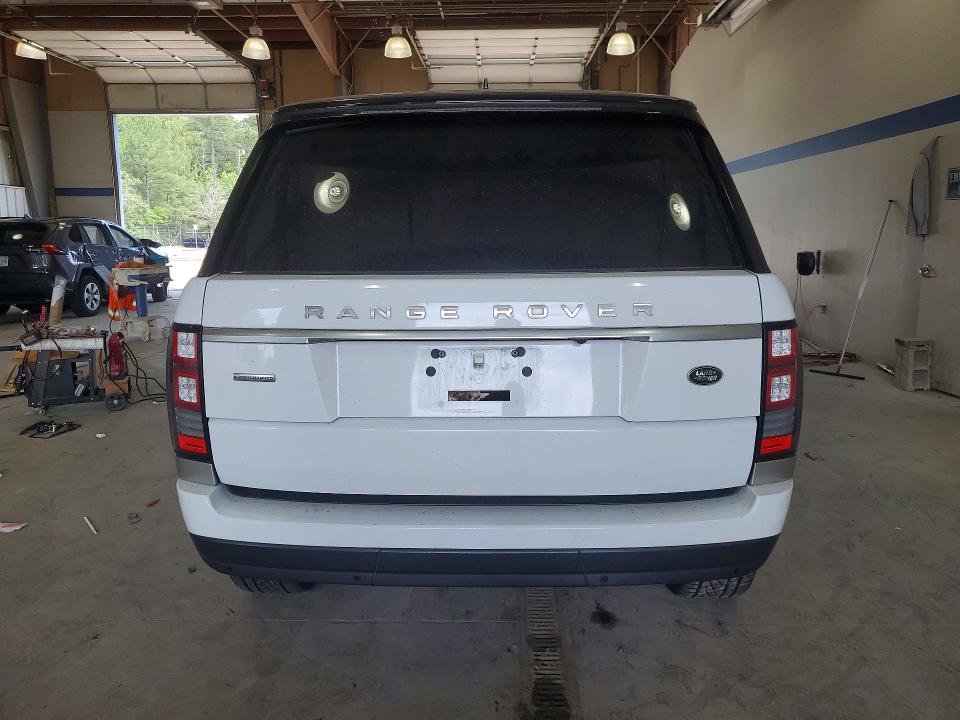 2015 Land rover RANGE ROVER VIN SALGS2TF2FA240277 COPART salvage auction — FRONT END, Va - Cert Of Title - Salvage, sold $6,500 on 2026-07-17 (photo 6)
