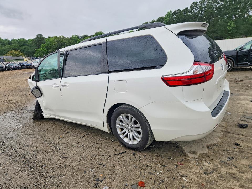 2017 Toyota Sienna VIN 5TDYZ3DC3HS885284 COPART salvage auction — FRONT END, Id - Salvage Certificate Of Title, sold $1,600 on 2026-07-28 (photo 2)