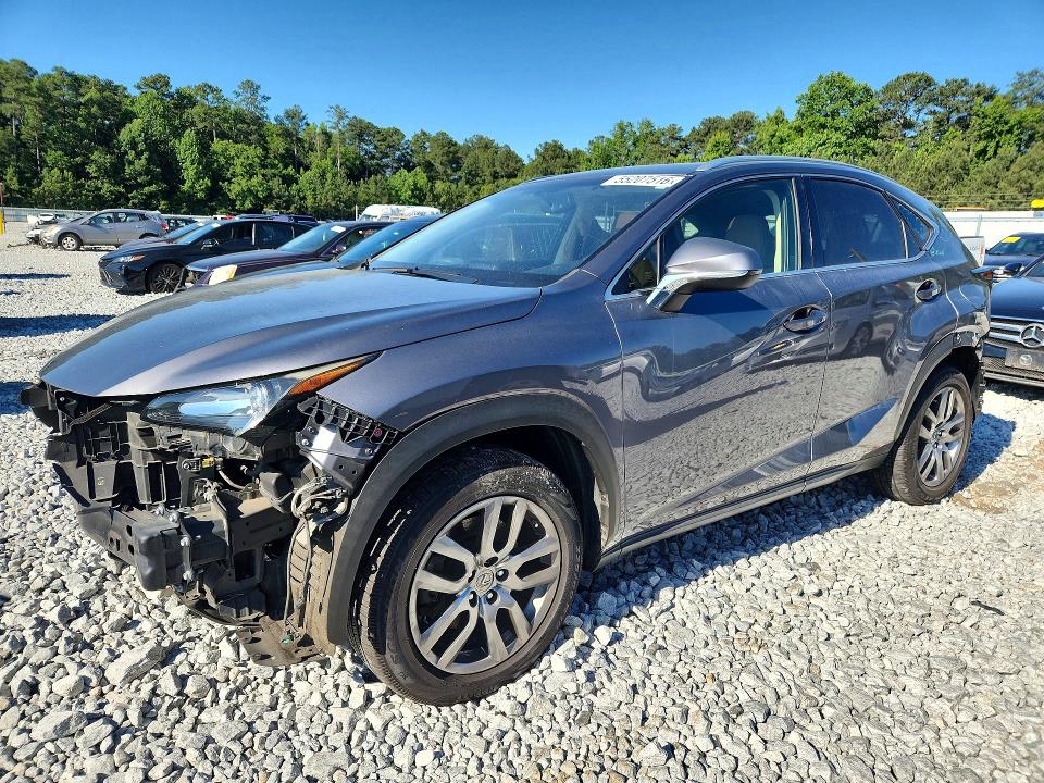 2016 Lexus Nx VIN JTJYARBZ9G2035406 COPART salvage auction — REAR END, Ga - Cert Of Title-Salvage, sold $5,100 on 2026-07-16 (photo 1)