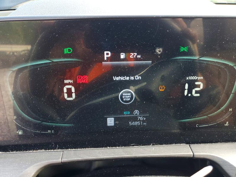 2023 Kia Telluride VIN 5XYP3DGC0PG410797 COPART salvage auction — FRONT END, Oh - Cert Of Title-Salvage, sold $9,200 on 2026-07-07 (photo 9)