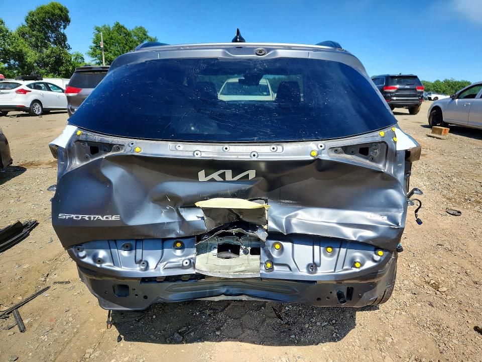2024 Kia Sportage VIN KNDPXCDG4R7131259 COPART salvage auction — REAR END, Nj - Cert Of Title-Salvage, sold $9,800 on 2026-07-27 (photo 6)