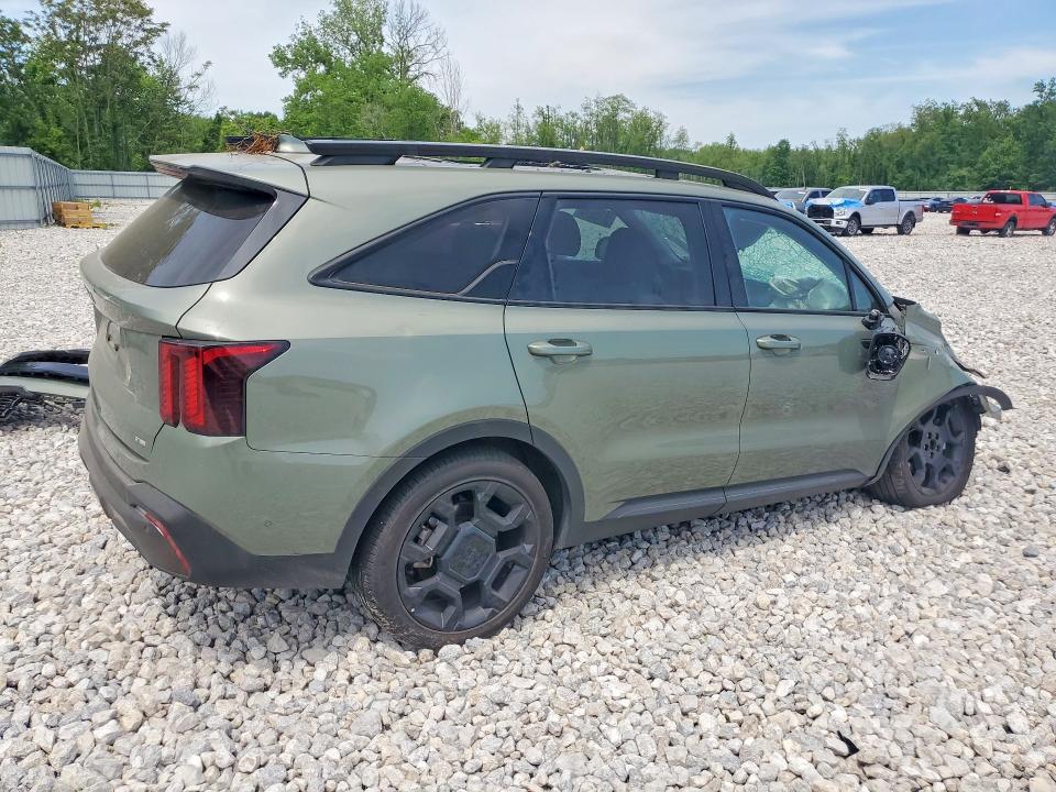 2025 Kia Sorento VIN 5XYRKDJF0SG397539 COPART salvage auction — FRONT END, Oh - Cert Of Title-Salvage, sold $7,300 on 2026-07-31 (photo 3)