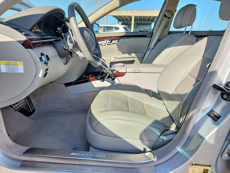 2012 Mercedes-benz S-klasse amg VIN WDDNG7EB8CA445031 COPART salvage auction — REAR END, Fl - Cert Of Title Slvg Rebuildable, sold $9,800 on 2026-07-09 (photo 7)