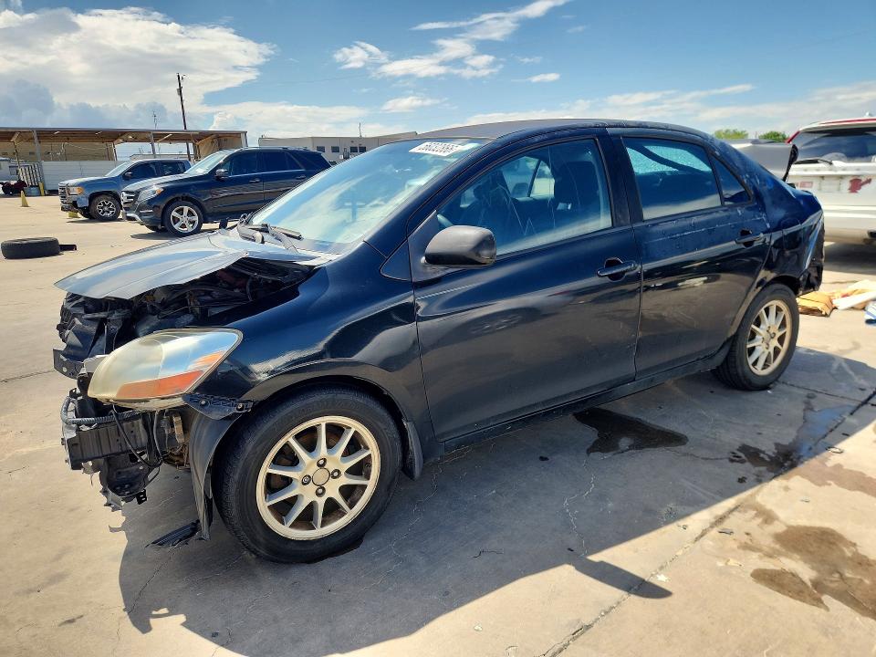 2008 Toyota Yaris VIN JTDBT903X81283690 — COPART salvage auction photo