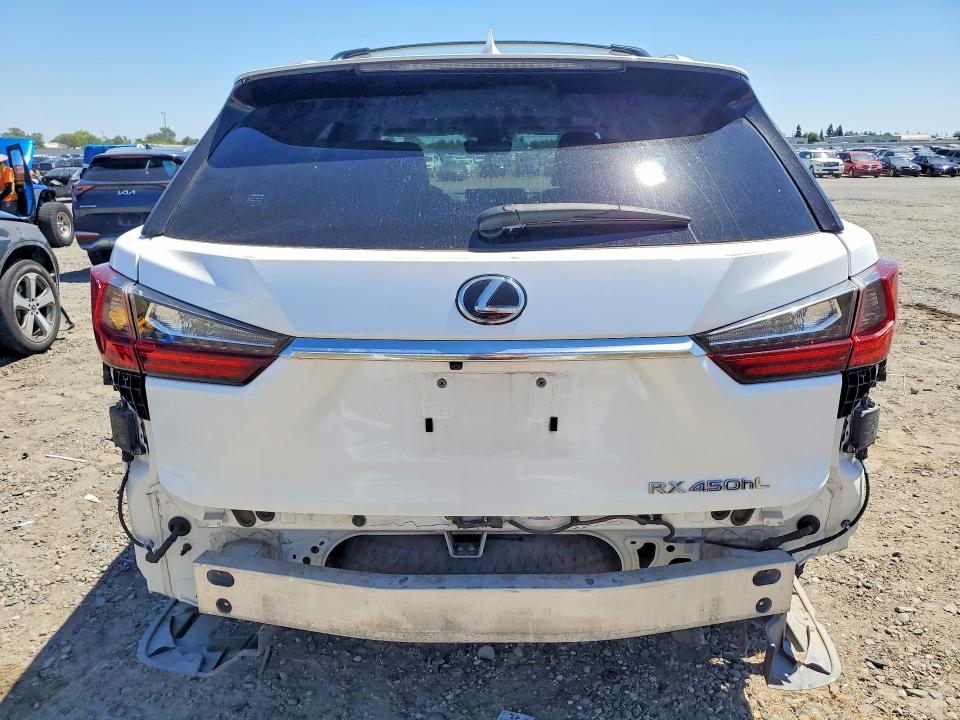 2018 Lexus Rx VIN JTJDGKCA5J2000625 COPART salvage auction — REAR END, Ca - Salvage Certificate, sold $1,500 on 2026-07-28 (photo 6)