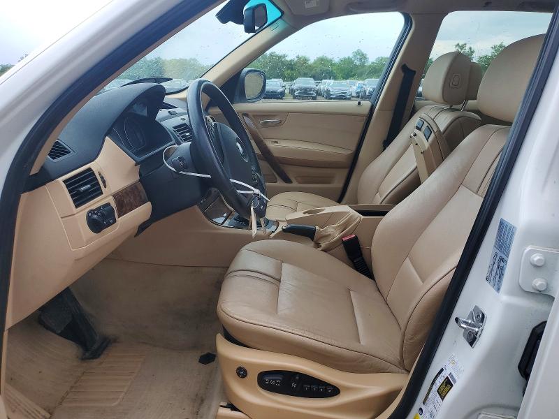 2010 BMW X3 VIN WBXPC9C4XAWJ36159 COPART salvage auction — VANDALISM, IL - SALVAGE CERTIFICATE, sold $225 on 2026-07-10 (photo 7)