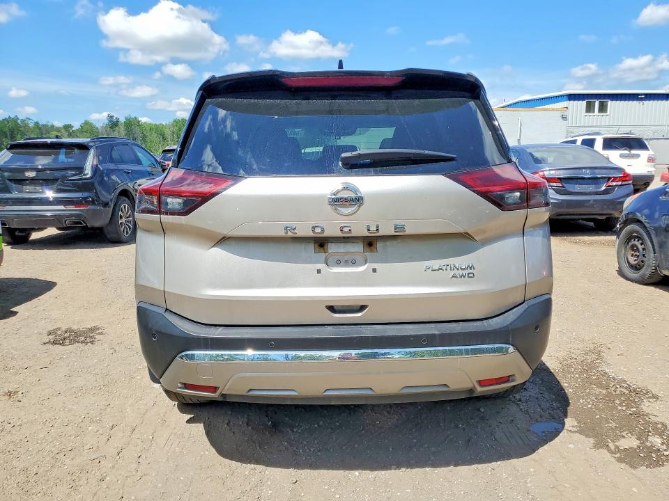 2021 Nissan Rogue VIN JN8AT3DD7MW315198 COPART salvage auction — FRONT END, On - Permit Salvage, sold $250 on 2026-07-30 (photo 6)