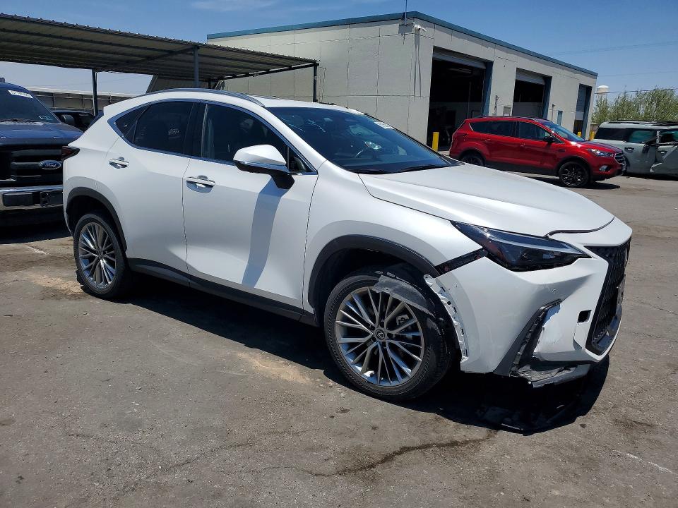 2023 Lexus Nx VIN JTJGGCEZ3P5005433 COPART salvage auction — FRONT END, Tx - Salvage Vehicle Title, sold $15,300 on 2026-07-06 (photo 4)
