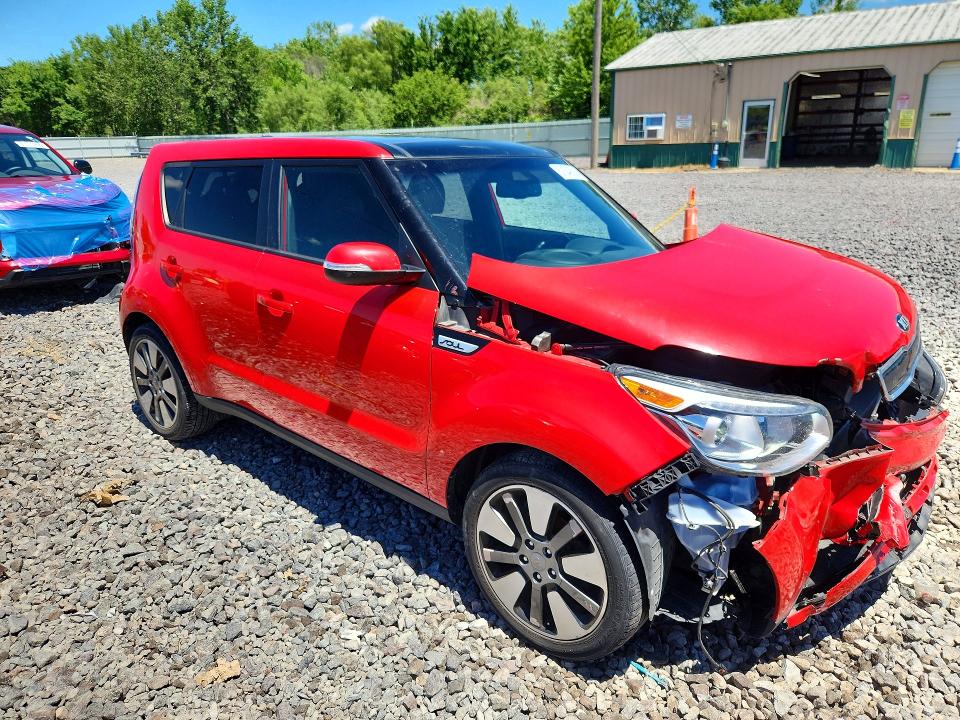2014 Kia Soul VIN KNDJX3A53E7729667 COPART salvage auction — FRONT END, Il - Salvage Certificate, sold $750 on 2026-07-20 (photo 4)
