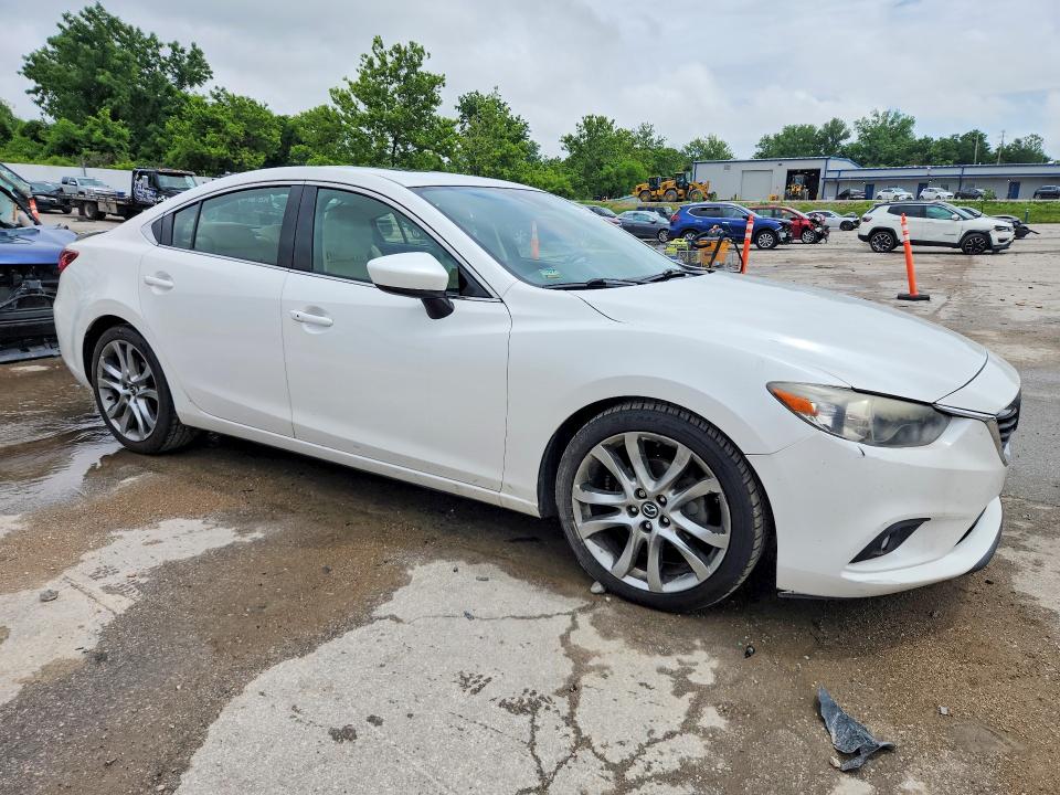 2014 Mazda 6 VIN JM1GJ1W66E1145428 COPART salvage auction — REAR END, Mo - Salvage Certificate Of Title, sold $1,850 on 2026-07-10 (photo 4)