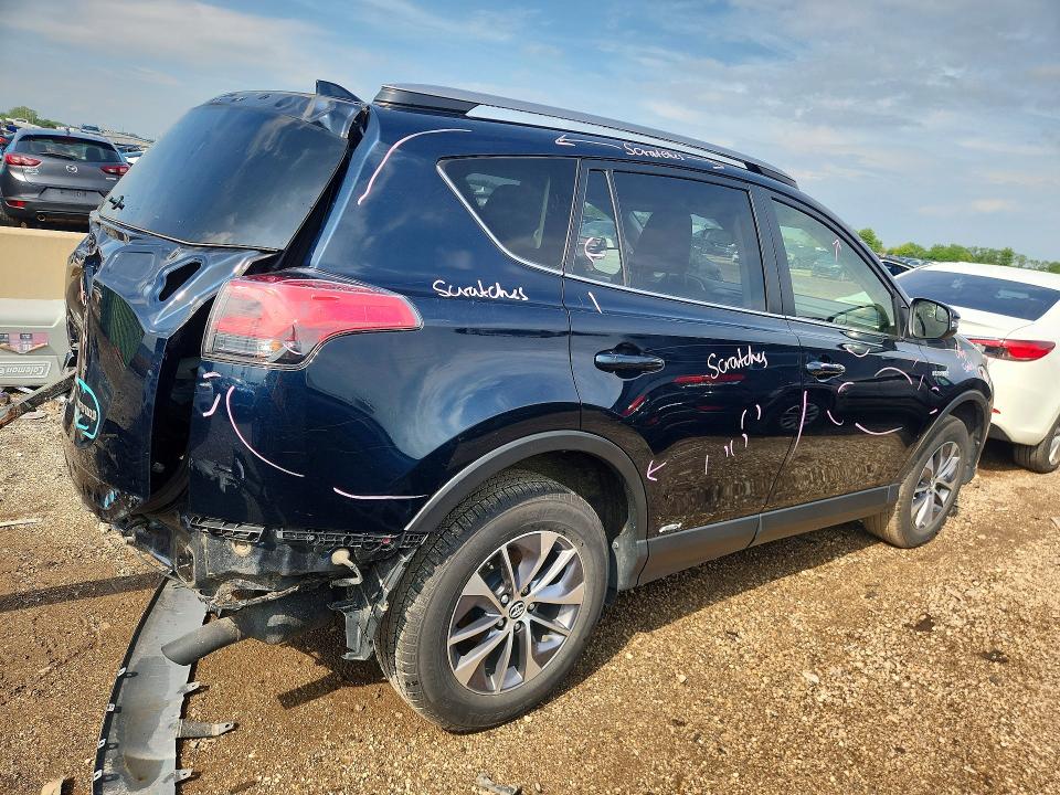 2018 Toyota Rav 4 VIN JTMRJREVXJD254340 COPART salvage auction — REAR END, Il - Salvage Certificate, sold $6,500 on 2026-07-09 (photo 3)