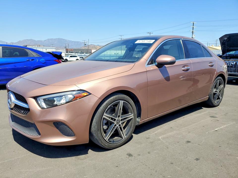 2022 Mercedes-benz A-klasse VIN W1K3G4EBXNJ371118 COPART salvage auction — SIDE, Ca - Salvage Certificate, sold $8,400 on 2026-07-15 (photo 1)