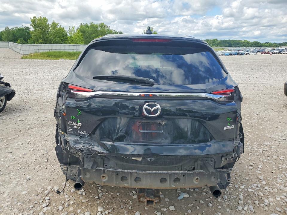 2016 Mazda Cx-9 VIN JM3TCBCY1G0109893 COPART salvage auction — REAR END, Mi - Certificate Of Title, sold $3,900 on 2026-07-09 (photo 6)