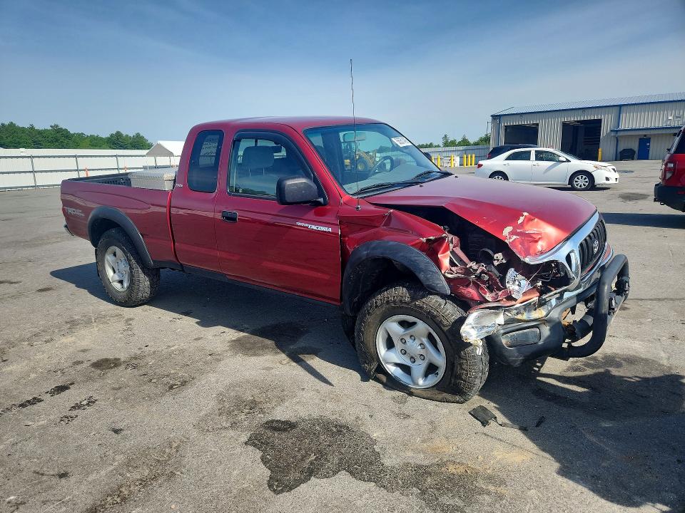 2004 Toyota Tacoma VIN 5TEWN72N24Z346781 COPART salvage auction — FRONT END, Me - Cert Of Title-Salvage Collisio, sold $3,000 on 2026-07-06 (photo 4)