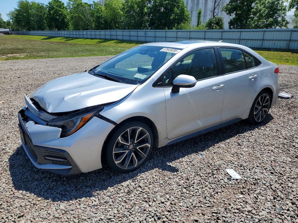 2020 Toyota VIN JTDP4RCE9LJ025797 COPART salvage auction — FRONT END, Ny - Mv-907A Salvage Certificate, sold $4,050 on 2026-07-15 (photo 1)
