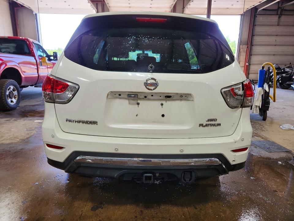 2015 Nissan Pathfinder VIN 5N1AR2MMXFC604399 COPART salvage auction — STRIPPED, CT - CERTIFICATE OF TITLE, sold $450 on 2026-07-09 (photo 6)