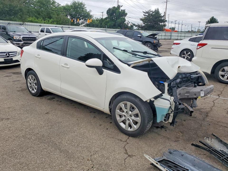 2013 Kia Rio VIN KNADM4A37D6170930 COPART salvage auction — FRONT END, Oh - Cert Of Title-Salvage, sold $250 on 2026-07-08 (photo 4)