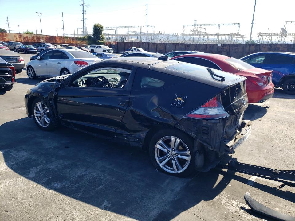 2012 Honda Cr-z VIN JHMZF1C66CS003830 COPART salvage auction — REAR END, Ca - Salvage Certificate, sold $350 on 2026-07-17 (photo 2)
