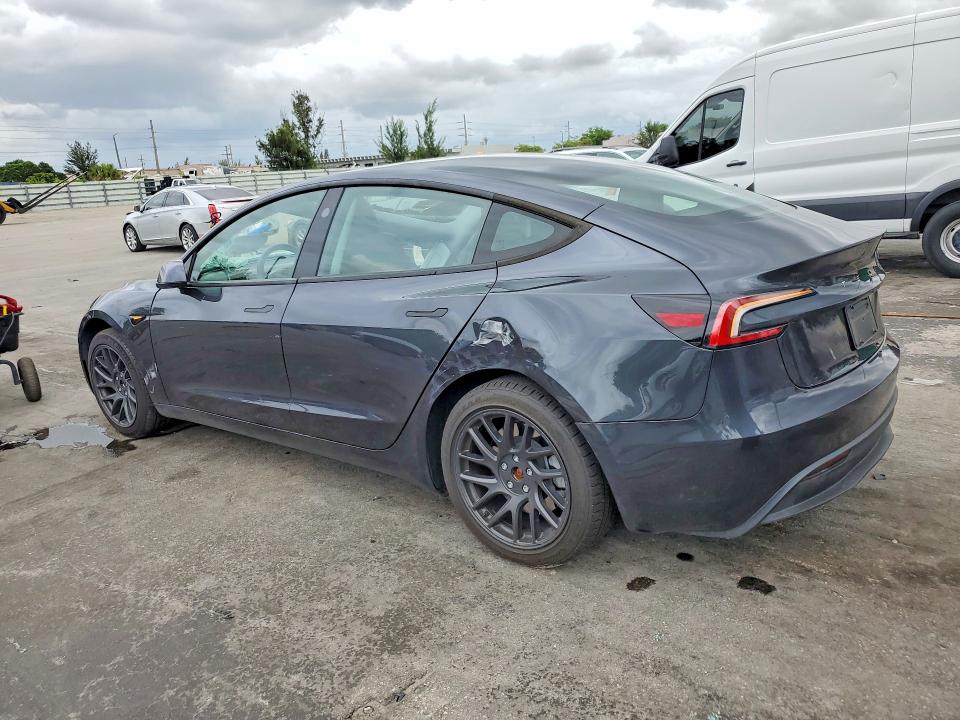 2025 Tesla Model 3 VIN 5YJ3E1EA2SF035987 COPART salvage auction — FRONT END, Fl - Certificate Of Destruction, sold $6,200 on 2026-07-20 (photo 2)