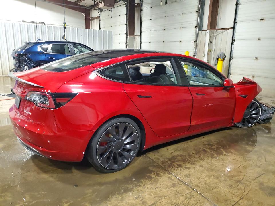 2021 Tesla Model 3 VIN 5YJ3E1EC5MF990982 COPART salvage auction — FRONT END, PA - CERTIFICATE OF SALVAGE, sold $3,150 on 2026-07-28 (photo 3)