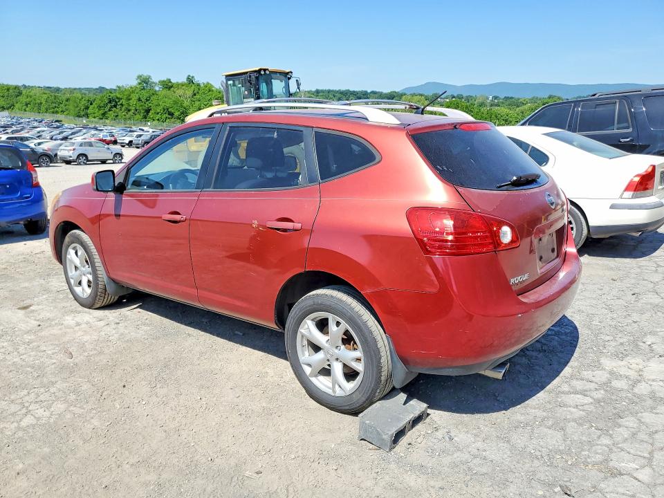 2008 Nissan Rogue sport VIN JN8AS58V78W123271 COPART salvage auction — SIDE, PA - CERTIFICATE OF SALVAGE, sold $350 on 2026-07-10 (photo 2)