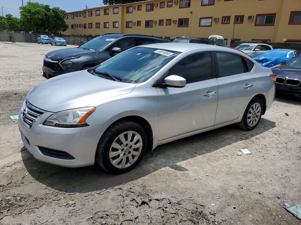 2015 Nissan Sentra VIN 3N1AB7AP0FY336428 COPART salvage auction — MINOR DENT/SCRATCHES, FL - CERTIFICATE OF TITLE, sold $1,200 on 2026-07-02 (photo 1)