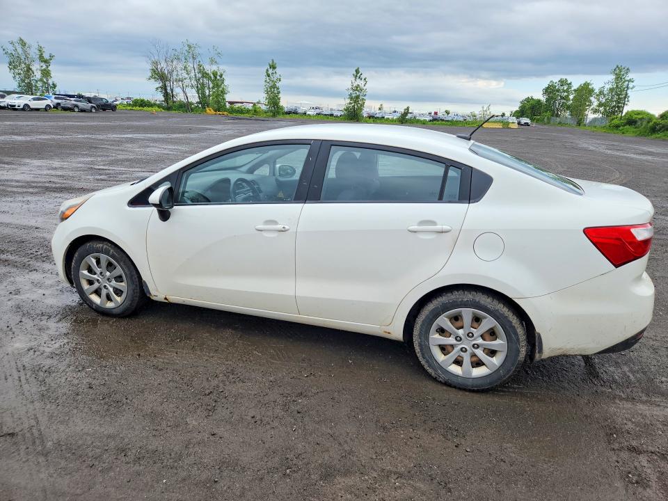 2014 Kia Rio VIN KNADM4A36E6382798 COPART salvage auction — FRONT END, Qc - Gravement Accidente, sold $150 on 2026-07-21 (photo 2)