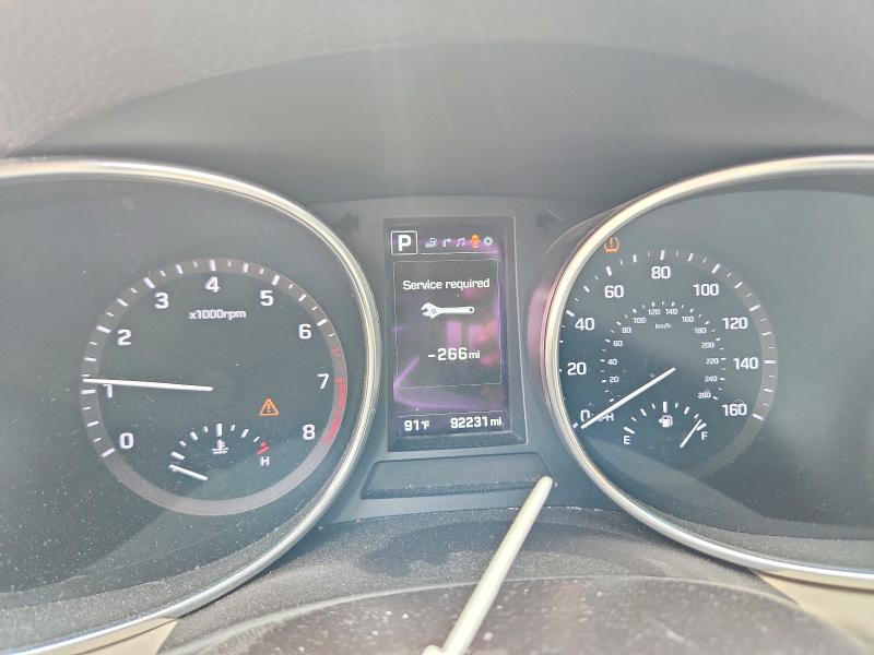 2018 Hyundai Santa fe VIN 5NMZUDLB2JH100991 COPART salvage auction — REAR END, Pa - Certificate Of Salvage, sold $3,450 on 2026-07-02 (photo 9)